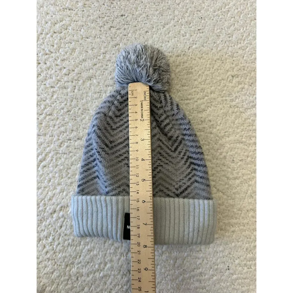 The North Face Youth Chevron Pom Beanie One Size